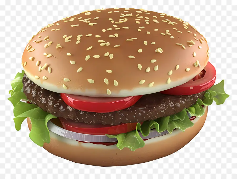 Hamburguesa Simple，Hamburguesa Con Queso PNG