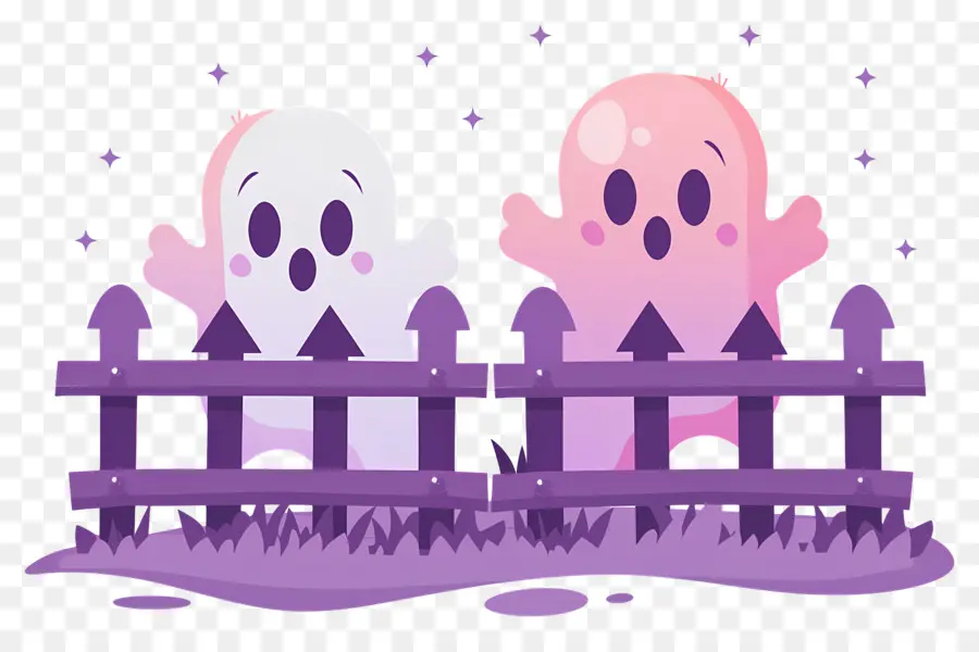 Valla De Halloween，Lindos Fantasmas PNG