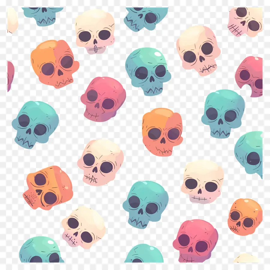 Lindas Calaveras，Calaveras Coloridas PNG