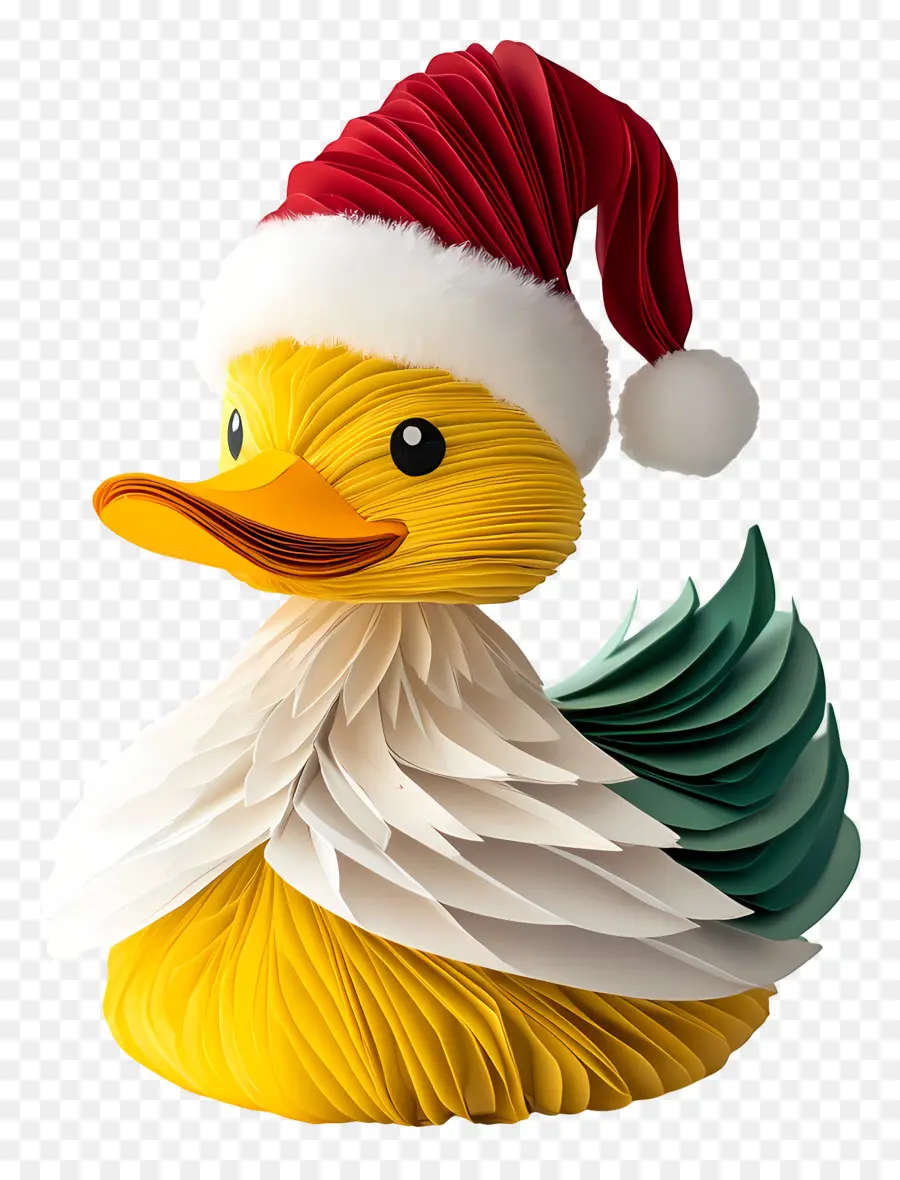 Pato Navideño，Pato De Papel PNG