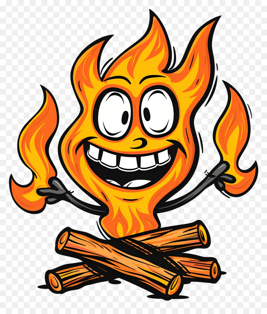 Hoguera，Fuego De Dibujos Animados PNG