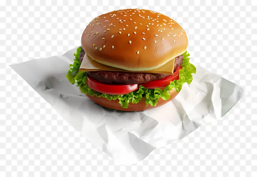 Hamburguesa Simple，Hamburguesa PNG