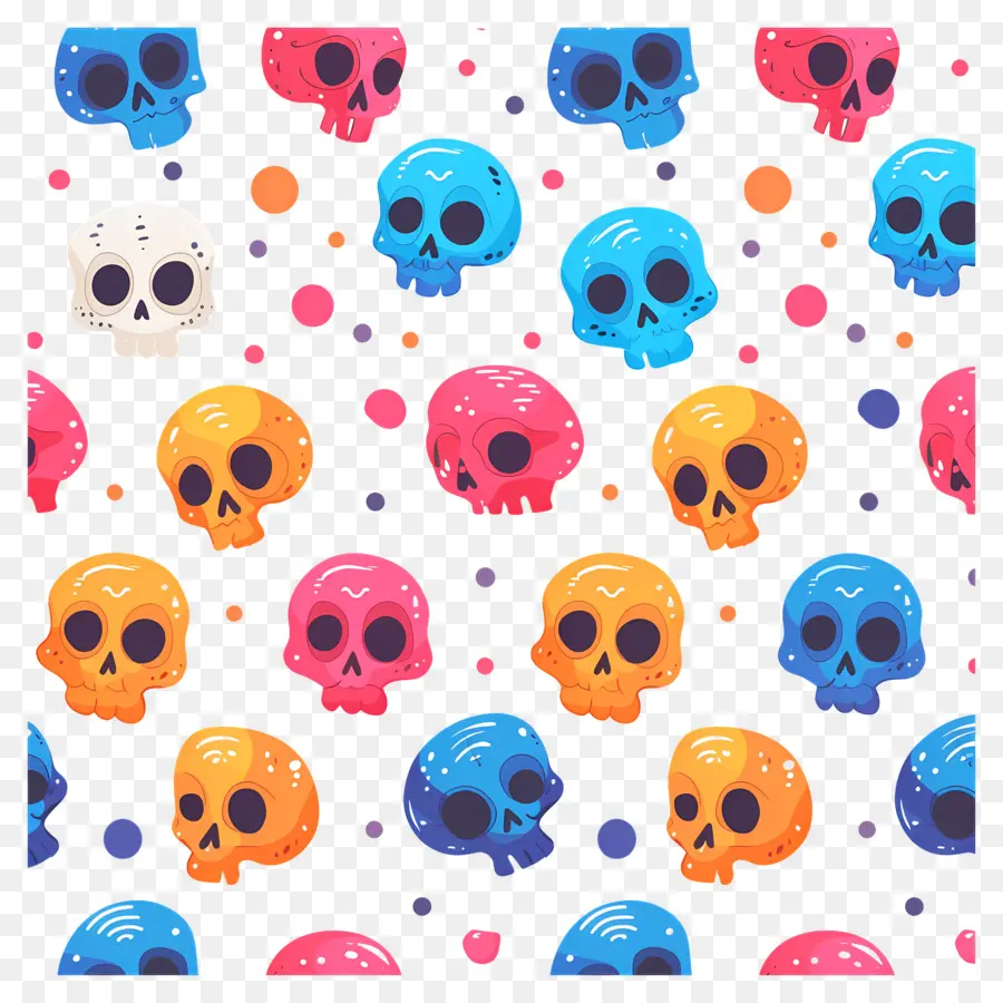 Lindas Calaveras，Calaveras Coloridas PNG