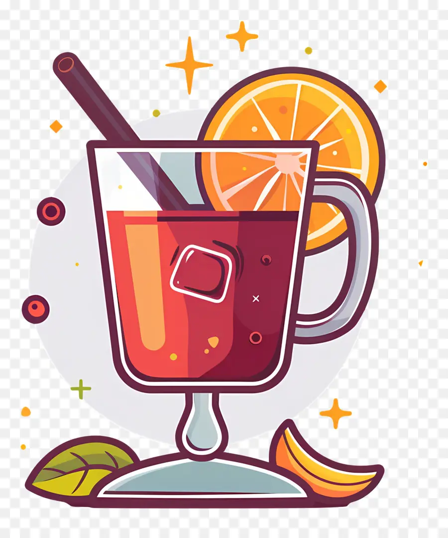 Vino Caliente Navideño，Ponche De Frutas PNG