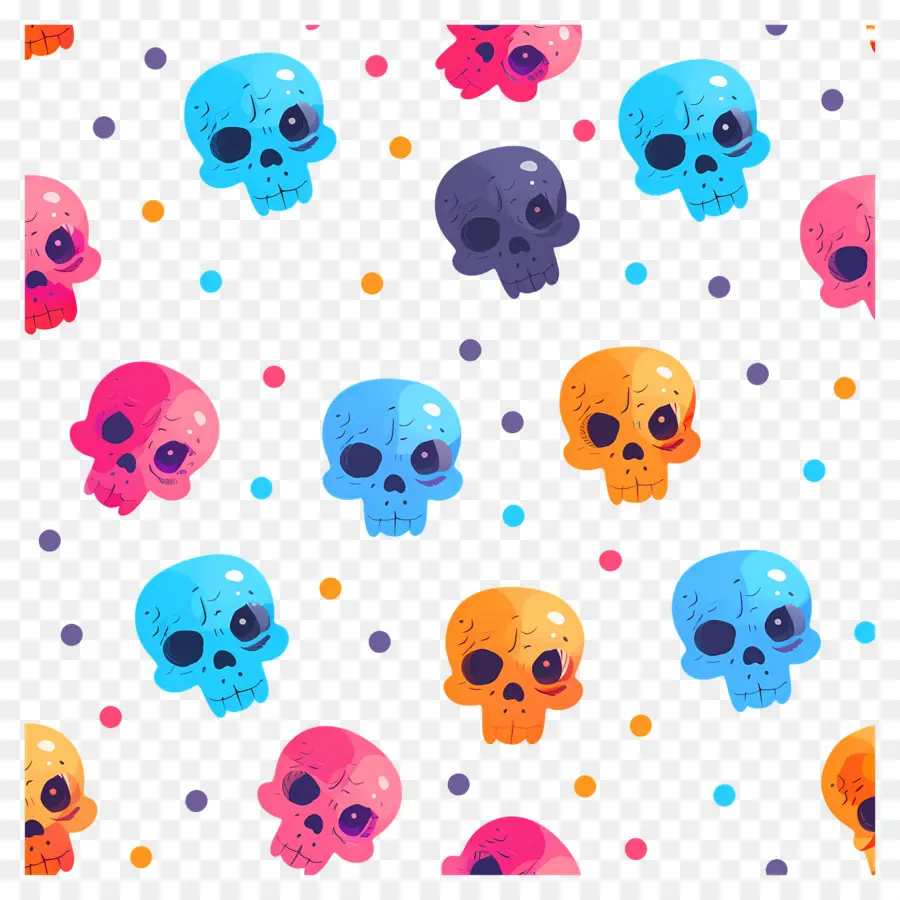 Lindas Calaveras，Calaveras Coloridas PNG