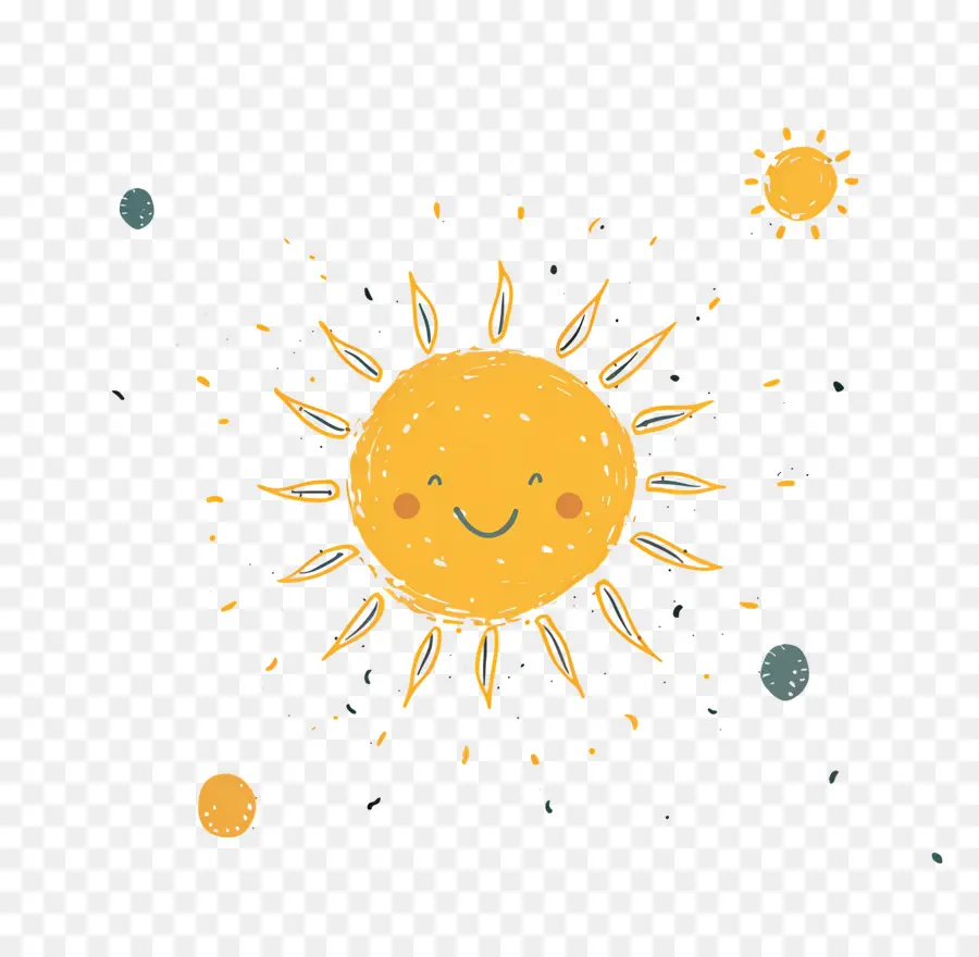 Logotipo Del Sol，Sol Sonriente PNG