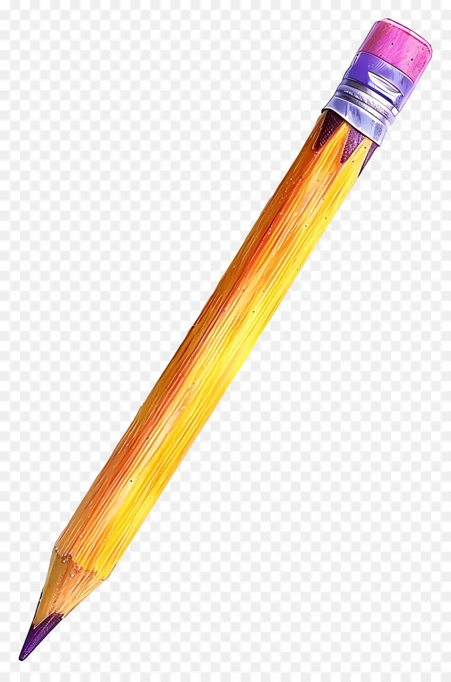 Lápiz De Color，Lápiz Amarillo PNG