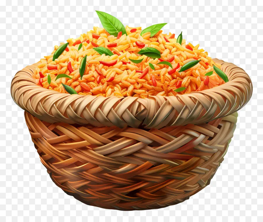 Comida Africana，Canasta De Arroz PNG