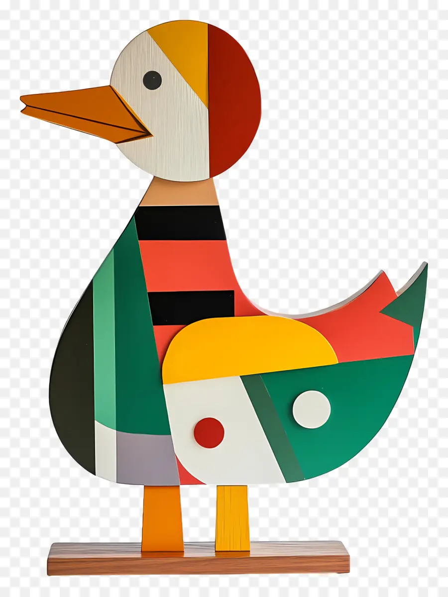 Pato Navideño，Pato Abstracto PNG