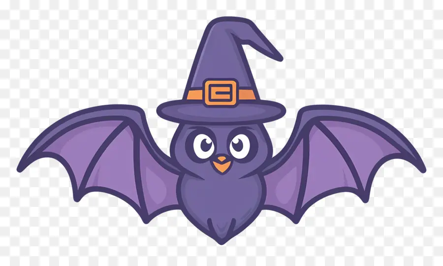 Murciélago De Halloween，Murciélago Morado PNG