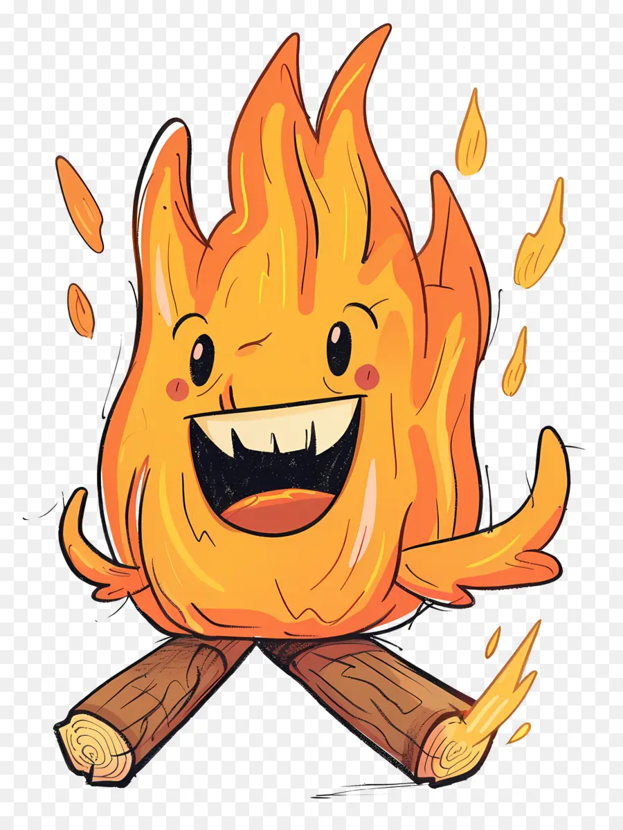 Hoguera，Fuego De Dibujos Animados PNG