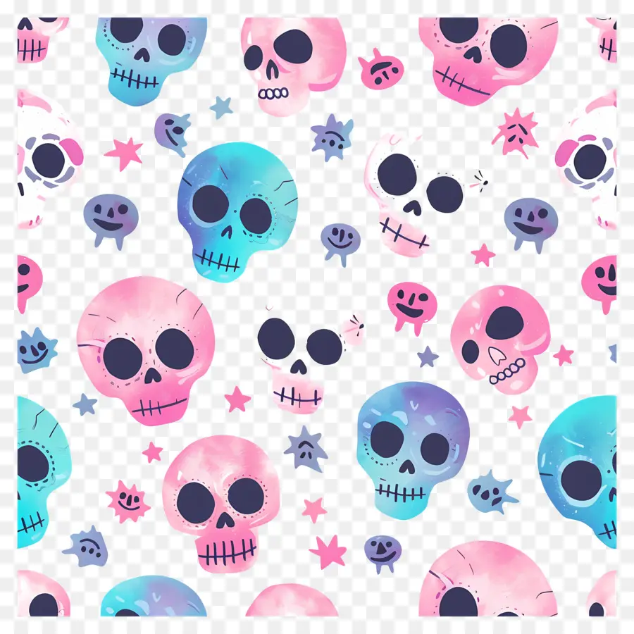 Lindas Calaveras，Calaveras Coloridas PNG