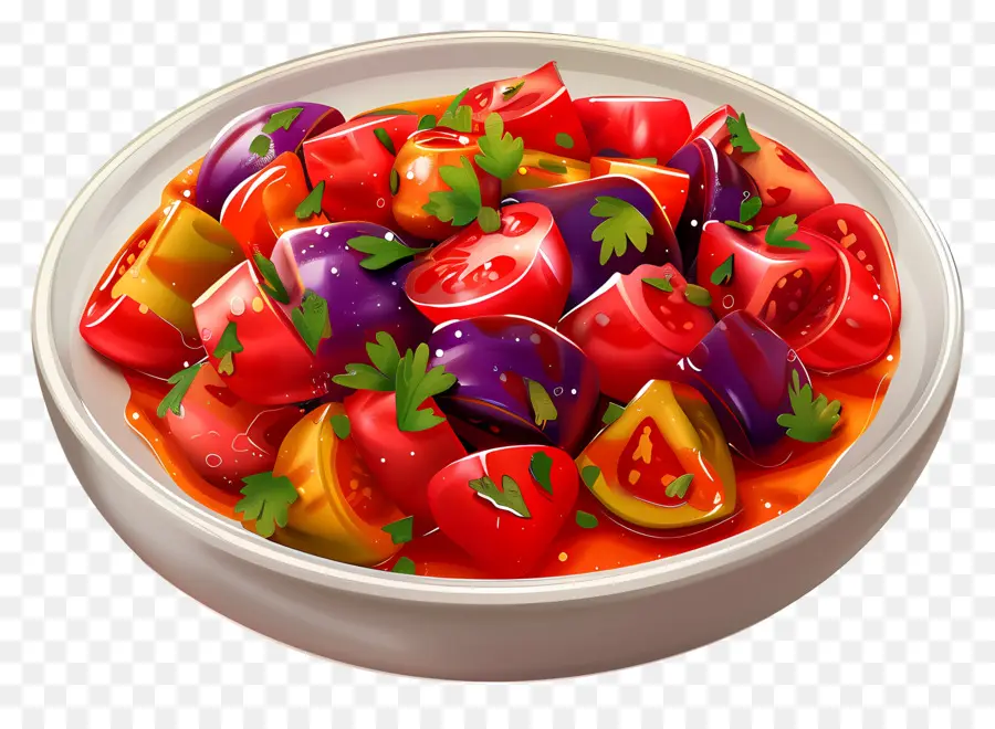 Comida Africana，Tazón De Ensalada Colorida PNG