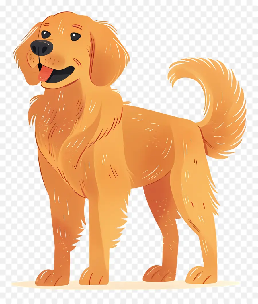 Perro Perro Perdiguero De Oro，Perro De Dibujos Animados PNG