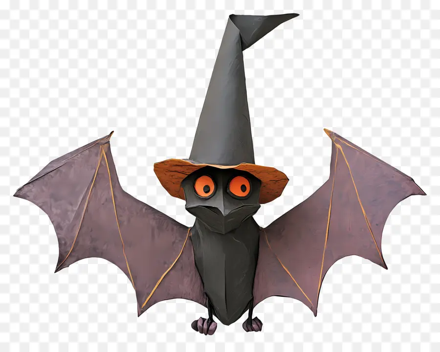 Murciélago De Halloween，Murciélago Con Sombrero PNG