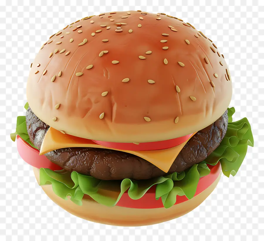 Hamburguesa Simple，Hamburguesa Con Queso PNG