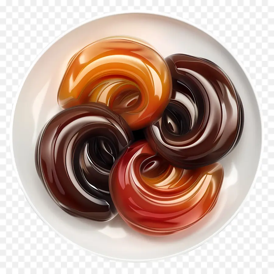 Comida Africana，Donas Coloridas PNG