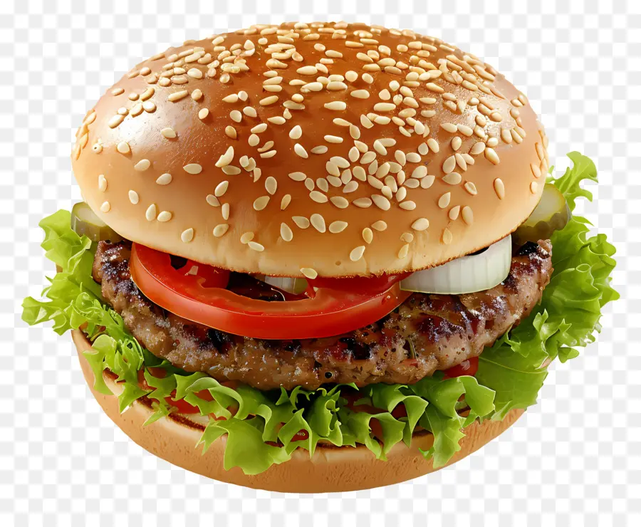 Hamburguesa Simple，Hamburguesa PNG