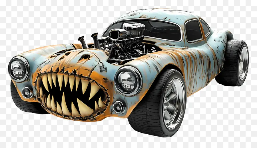 Camión Monstruo De Halloween，Coche Monstruo PNG