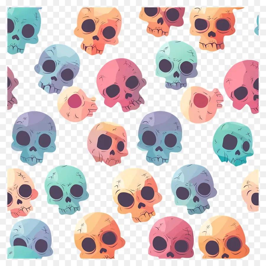 Lindas Calaveras，Calaveras Coloridas PNG