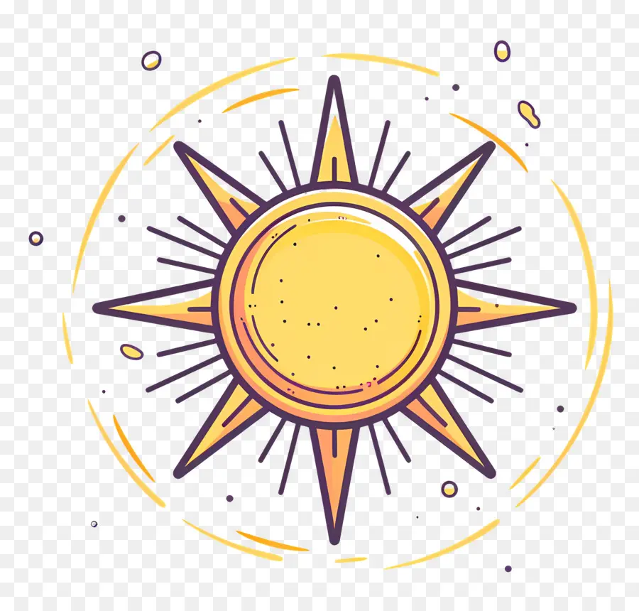 Logotipo Del Sol，Sol De Dibujos Animados PNG