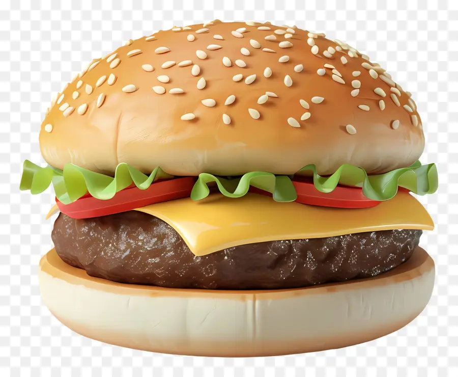 Hamburguesa Simple，Hamburguesa Con Queso PNG