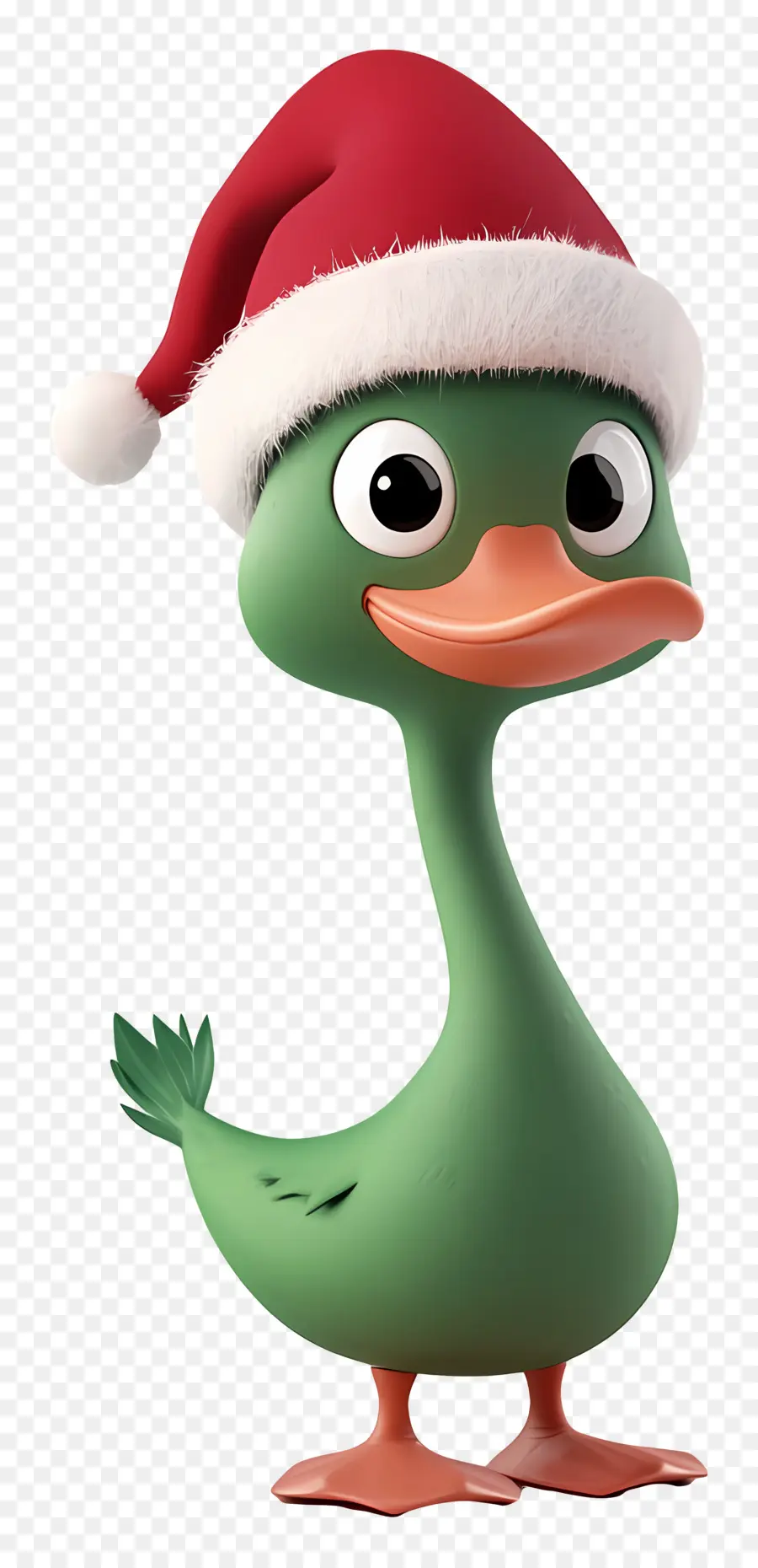 Pato Navideño，Pato Verde PNG