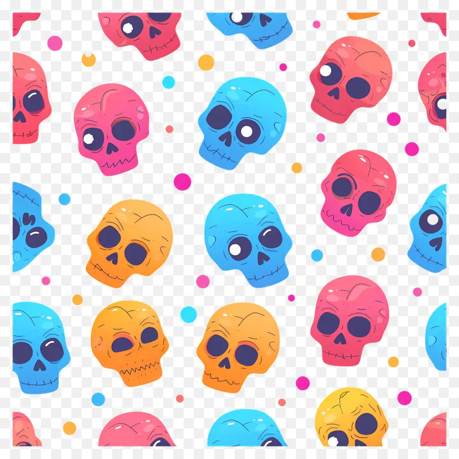 Lindas Calaveras，Calaveras Coloridas PNG