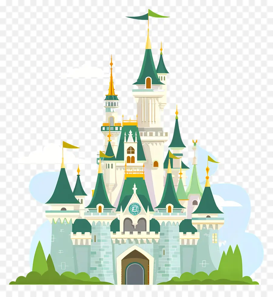 Castillo De Disney，Castillo Colorido PNG