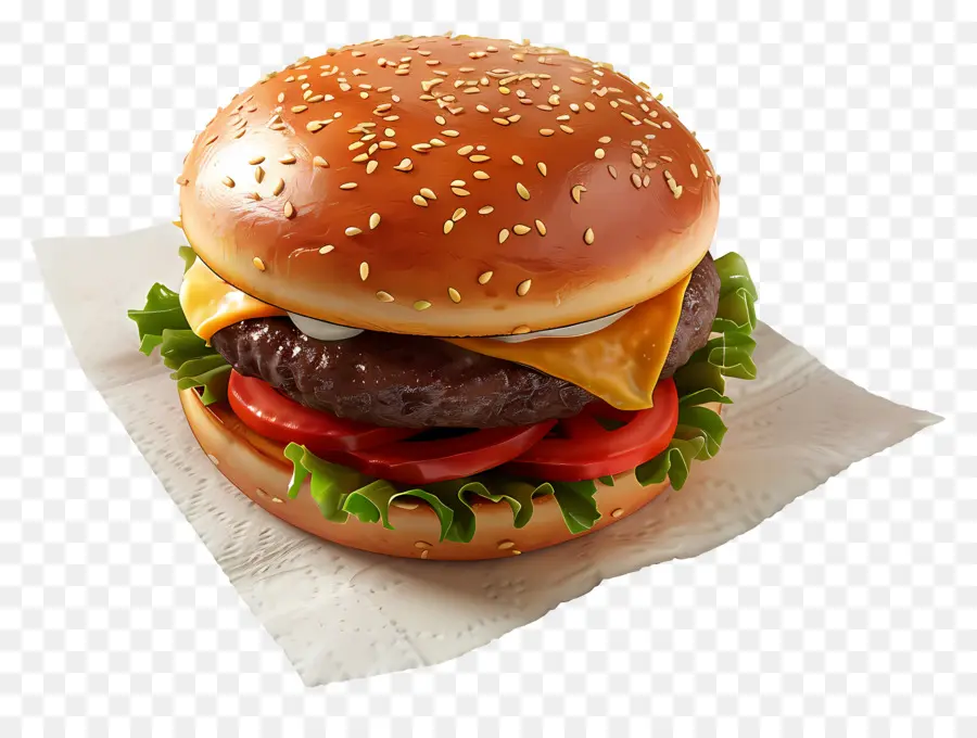 Hamburguesa Simple，Hamburguesa PNG