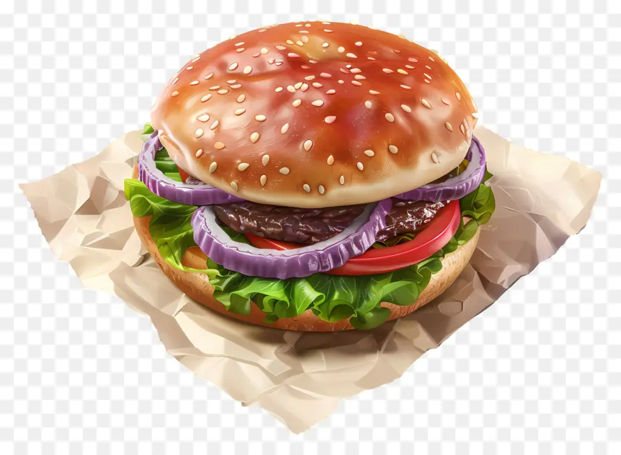 Hamburguesa Simple，Hamburguesa Con Queso PNG