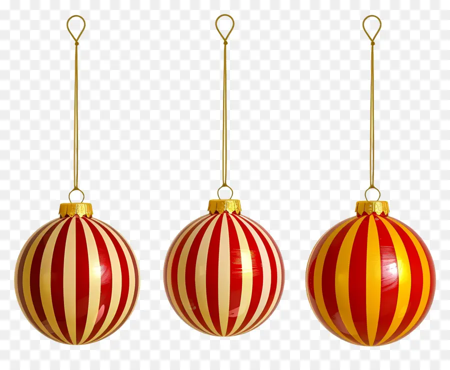 Bolas De Navidad Colgantes，Adornos Navideños PNG