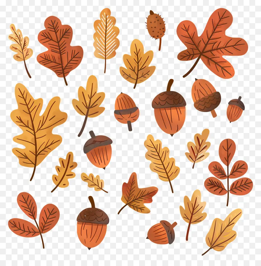 Hojas De Otoño，Caer PNG