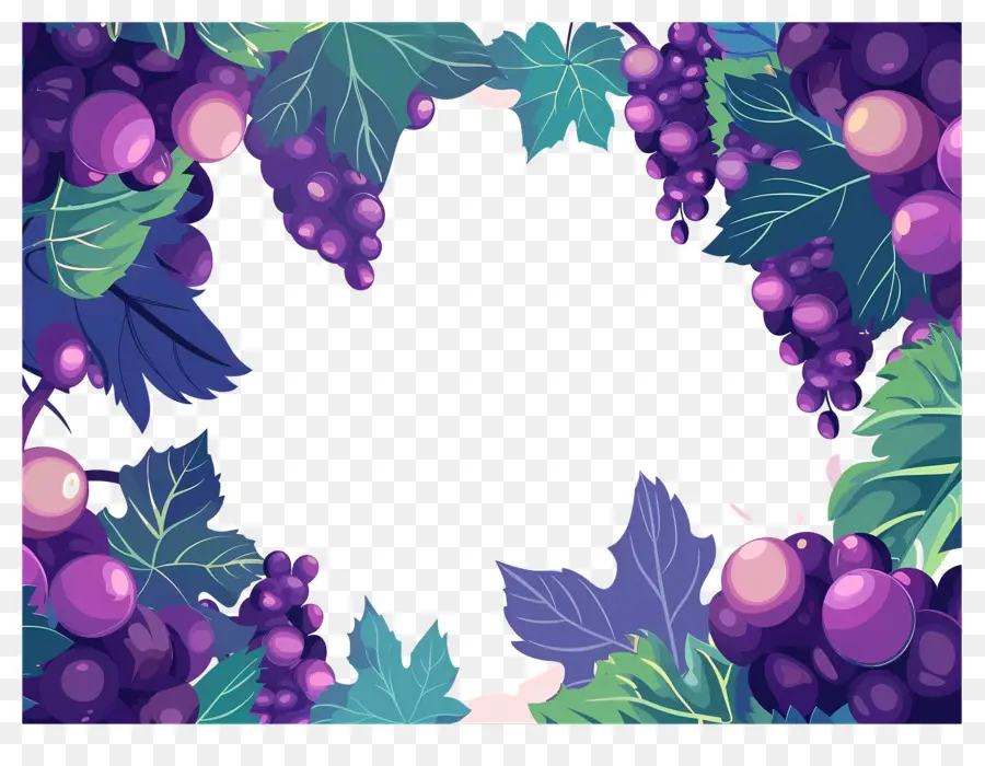 Frontera De Uva，Marco De Uvas PNG