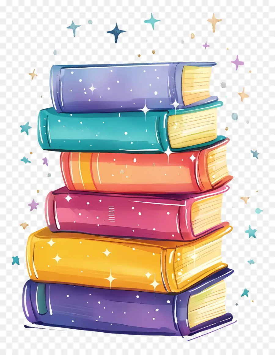 Pila De Libros，Libros PNG