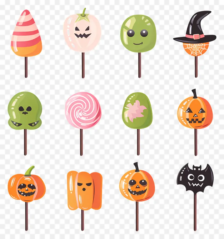 Piruleta De Halloween，Piruletas De Halloween PNG