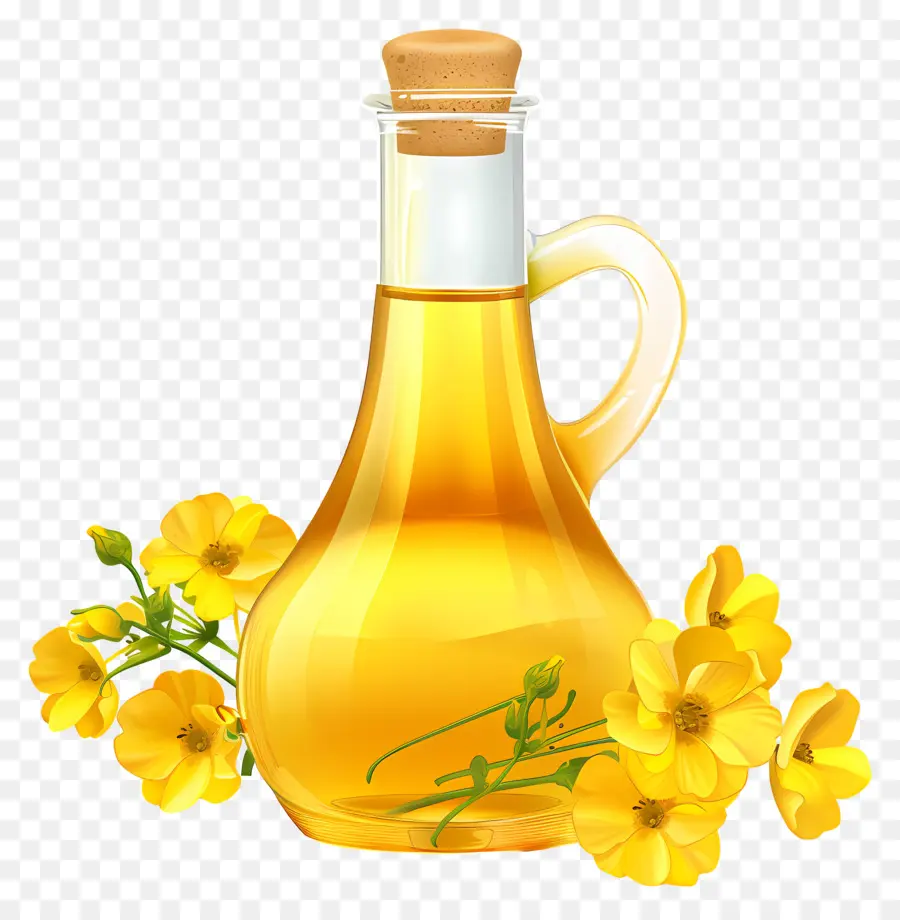 Aceite De Canola，Botella De Aceite PNG