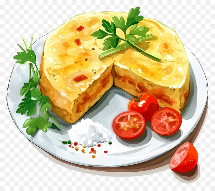 Tortilla Española，Pastel De Patata PNG