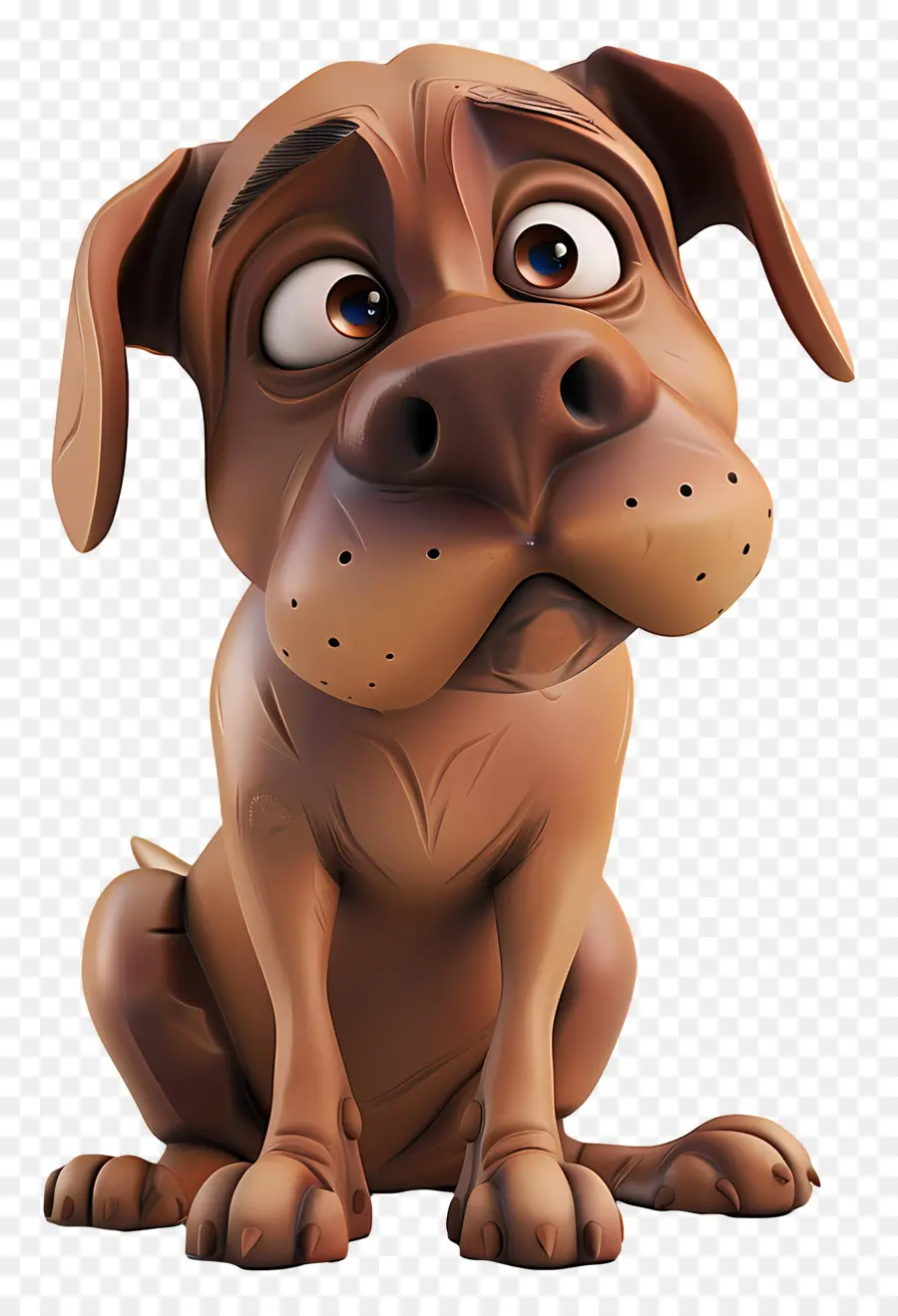 Perro 3d，Perro Triste PNG