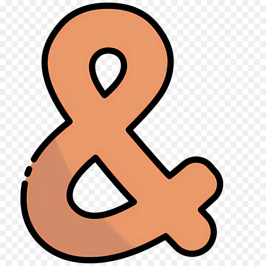 Símbolo Comercial，Ampersand PNG