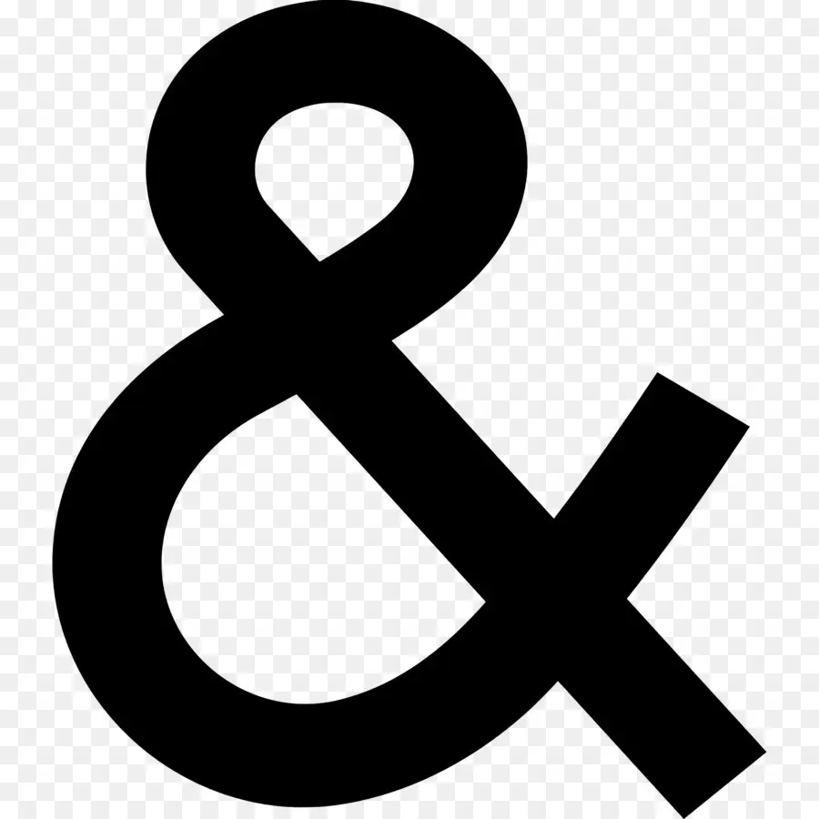 Símbolo Comercial，Ampersand PNG