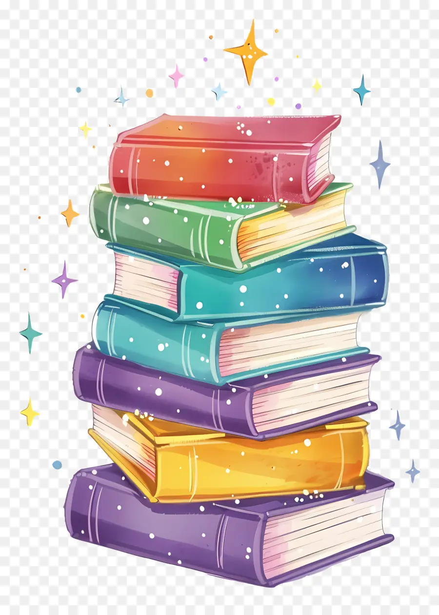 Pila De Libros，Libros PNG