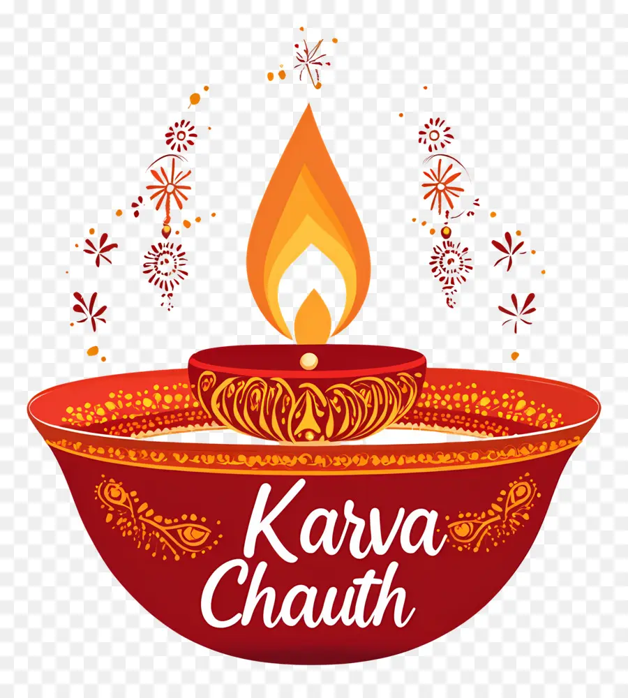 Karva Chauth，Lámpara Karva Chauth PNG