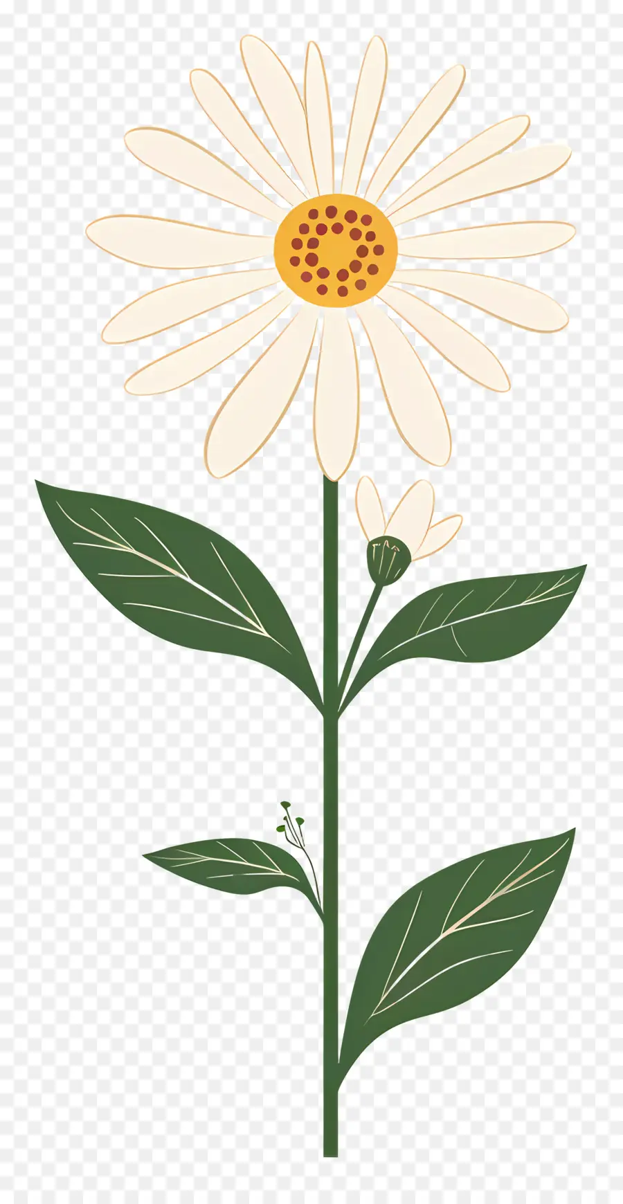 Flor única，Flor Amarilla PNG