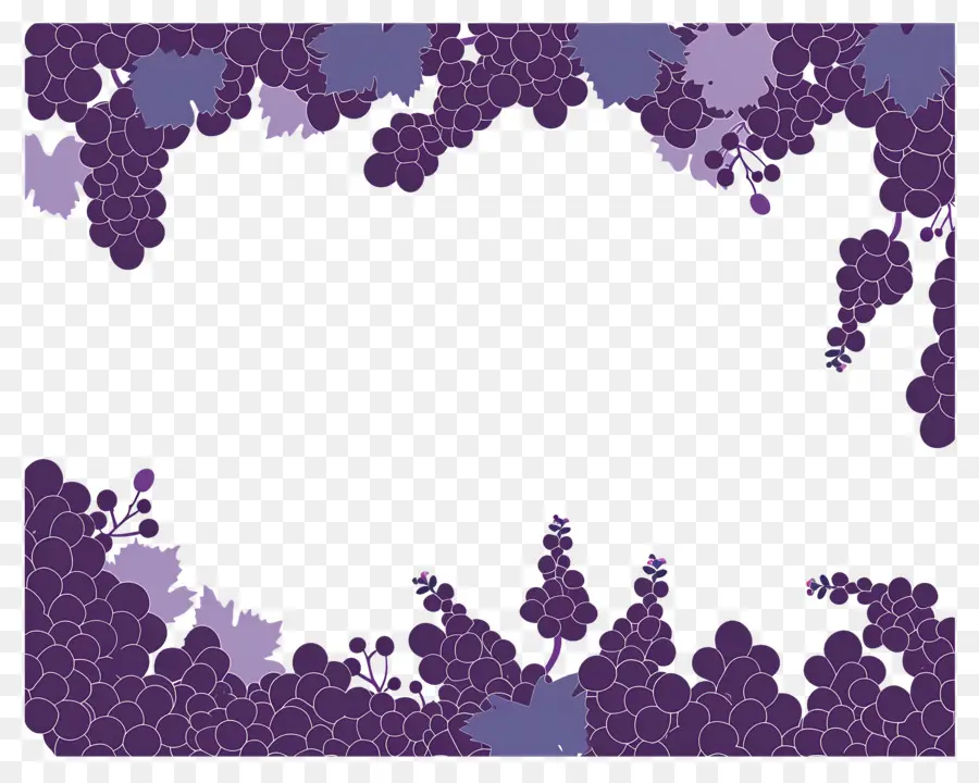 Frontera De Uva，Uvas Moradas PNG