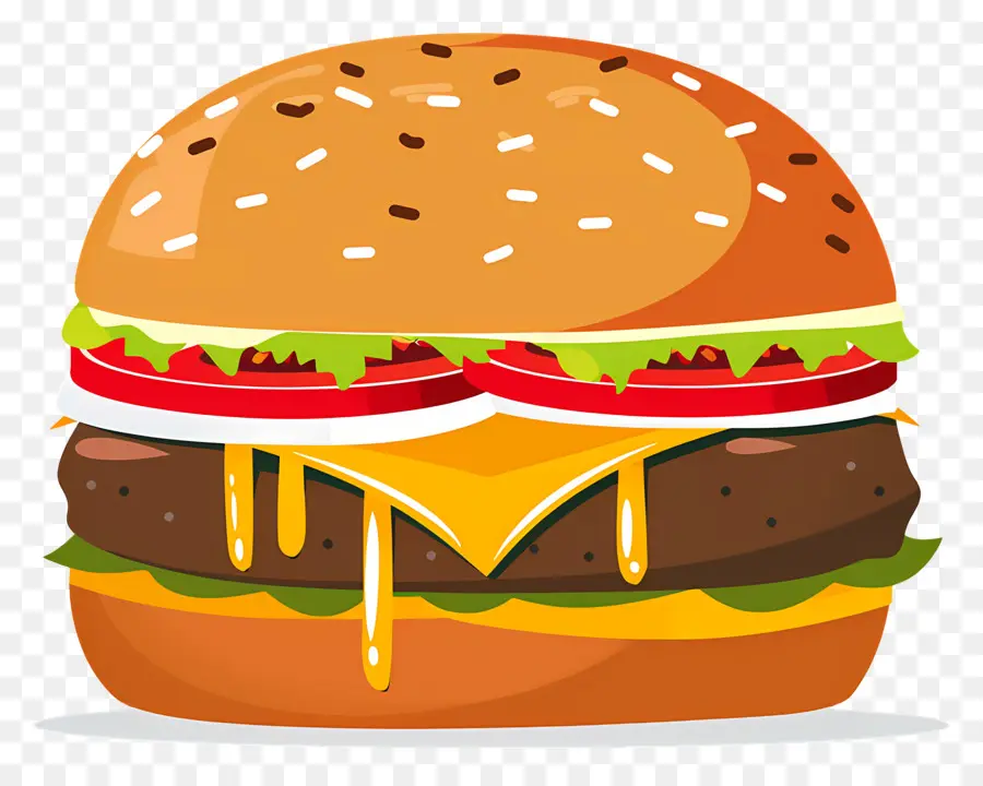 Hamburguesa Jugosa，Hamburguesa Doble Con Queso PNG