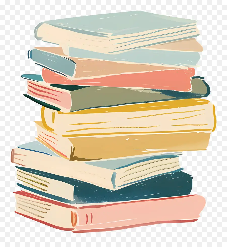 Pila De Libros，Libros PNG