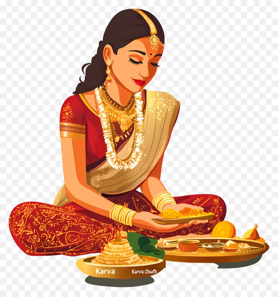 Karva Chauth，Karva Chauth Mujer PNG