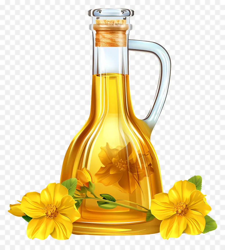 Aceite De Canola，Botella De Aceite PNG