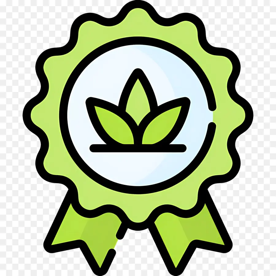 Símbolo Vegetariano，Insignia Ecológica PNG